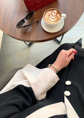 Double Kloshe with White Details